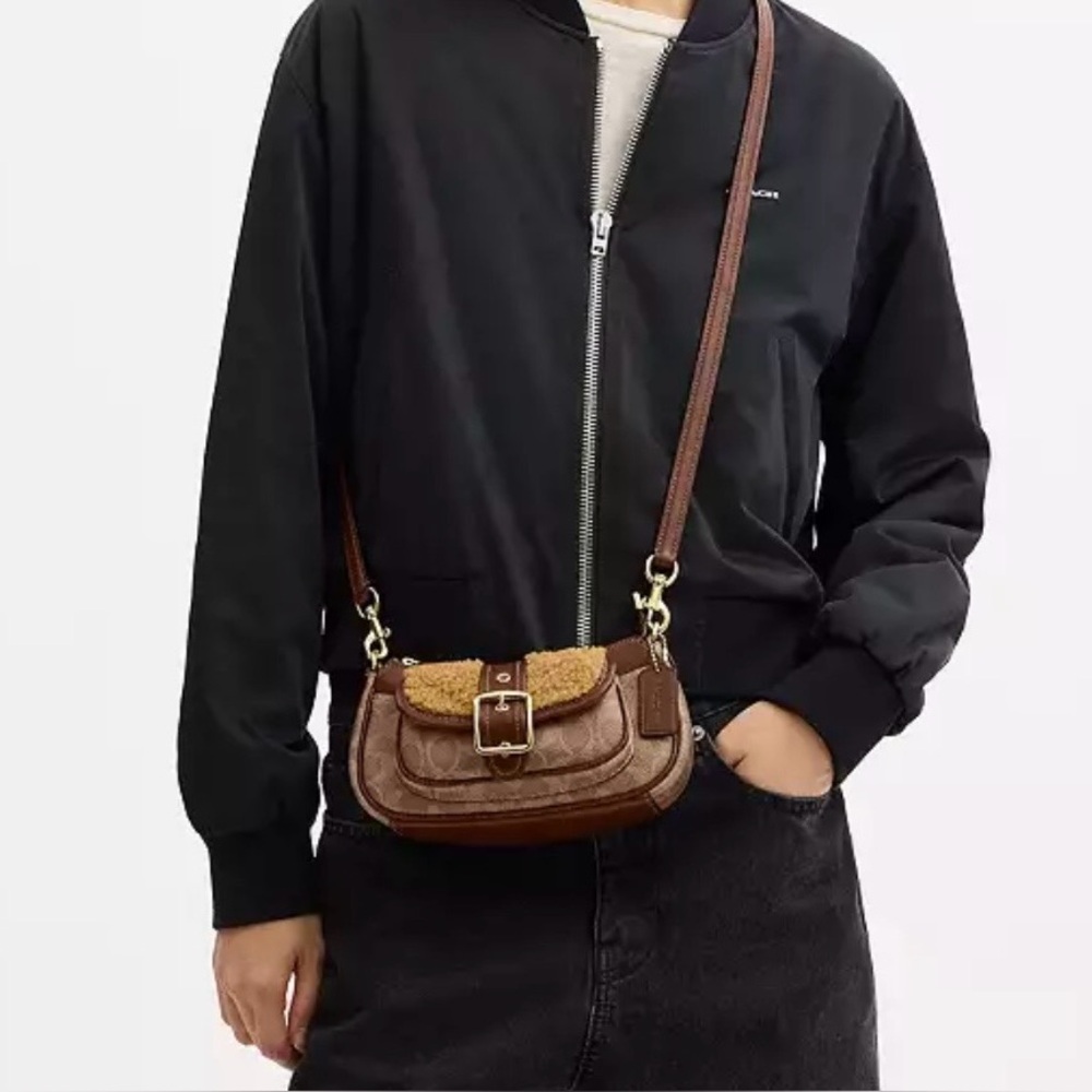 NWT Coach Ashton Mini Shoulder Bag in Signature Canvas - Picture 9 of 16